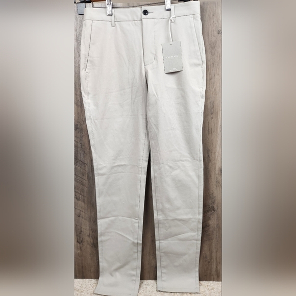 EVERLANE NWT Slim Fit Chino Uniform pants in Light Grey Men size 30×34 - Picture 2 of 7